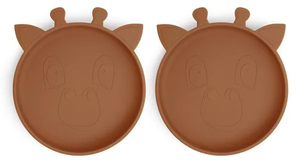 Nuuroo Akila silikontallrik set om 2 - Caramel Café