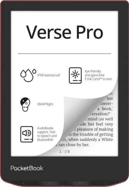 PocketBook Verse Pro - Passion Red