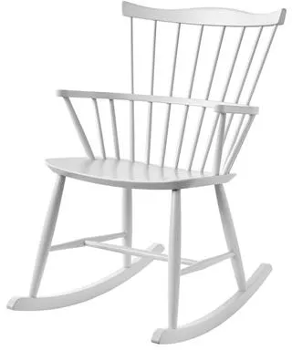 FDB Møbler J52G Gungstol Vit