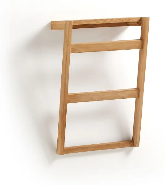 Kuveni, Handdukshållare, naturlig, massivt trä