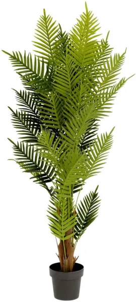 Palmera, konstgjord växt, grön/svart, H150x70x70 cm