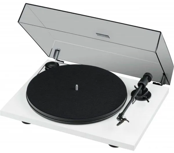 Pro-Ject Primary E Phono White OM - svart skivspelare