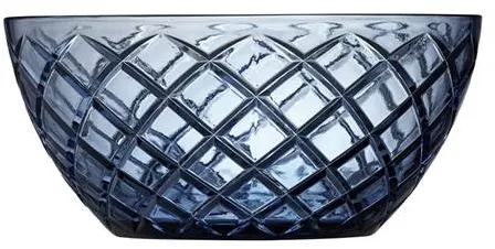Lyngby Glas Sorrento Salladsskål 24 cm - Blå