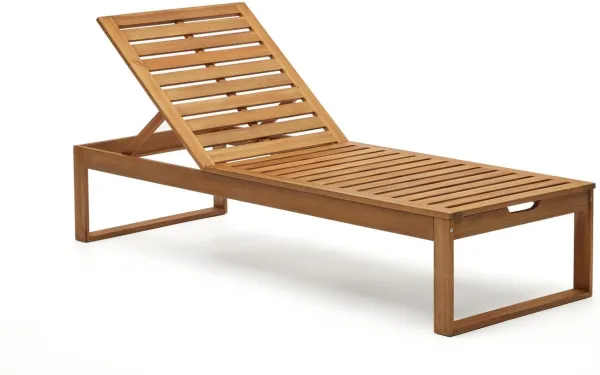 Sulamita, Utomhus solsäng, natur, massivt trä