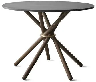 Eberhart Hector 105 Matbord Mörk betong/Mörk ek