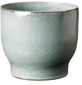 Knabstrup Keramik blomkruka, mjuk mint - Ø:12.5 cm